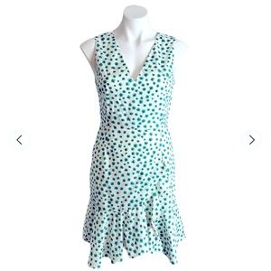 Rebecca Taylor Women's Green and White Dress